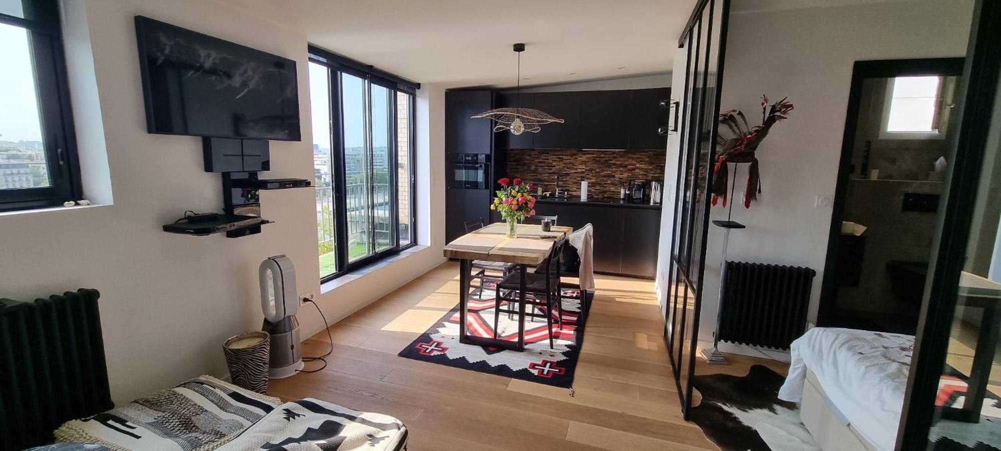 Vue Tour Eiffel 16 Eme Appartement Paris